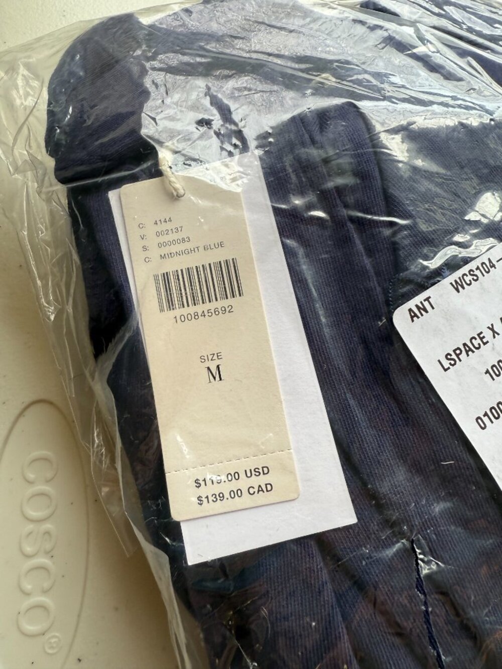 🏷 *NWT* LSPACE x Anthropologie Olive Tie Midi Dress Midnight Blue | Size M 💙 - Picture 6 of 7